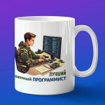 Кружка подарок военный программист