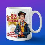 Кружка подарок мальчику на 23 февраля