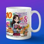 Кружка 8 марта девочке 10 класс