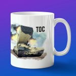 Кружка подарок ТОС, боевые машины Росси