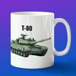 Кружка подарок танк Т-80
