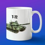 Кружка подарок танк Т-72