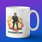 Кружка подарок лучший Пулеметчик