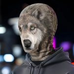 Маска Волк прикольная