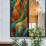 Самоклеящаяся пленка для окон 150х75 см