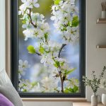 Самоклеящаяся пленка на окно с рисунком 150х75 см