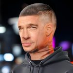 Маска Бред Пит 3Д, прикольная