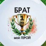 Тарелка брат мой герой