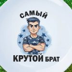 Тарелка самый крутой брат
