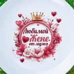Тарелка жене от мужа