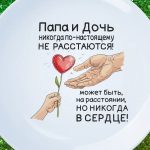 Тарелка папе на день рождения от дочки