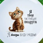 Тарелка для настоящей подруги