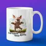 Кружка Сегодня твой день, поросенок!