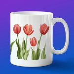 Тюльпановая Нежность: Кружка для Душевного Чая