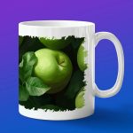 Зеленая Яблочная Кружка: Свежесть Фруктов