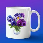 Кружка Анютины глазки