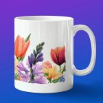 Тюльпановая нежность: кружка для уютных чаепитий