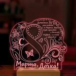 Ночник подарок доче на 8 марта