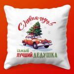 Подушка Зимняя Уютность для Дорогого Деда