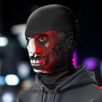 Маска Бабадук тканевая прикольная