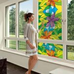 Пленка для окон самоклеющаяся 155х75 см