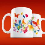 Кружка с Яркими Бабочками - Идеальный Подарок