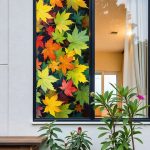 Сетка для дома с рисунком клен