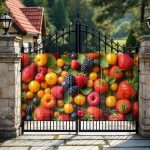 Фото сетка с рисунком ягоды