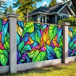 Фотосетка для забора флора