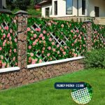 Фото забор для беседок дранка и розы