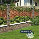 Фотосетка для забора плетенка