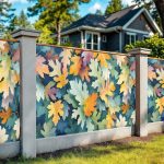 Фото сетка с листочками