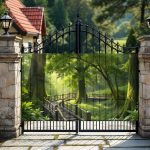 Фотосетка на дачу волшебный лес