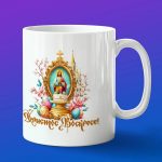 Кружка подарок на святую Пасху
