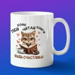 Кружка в подарок книголюбу