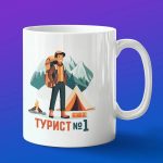 Кружка подарок турист номер 1