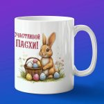 Кружка подарок Счастливой Пасхи