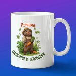 Кружка подарок лучший огородник