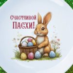 Пасхальная радость: Подарочная тарелка