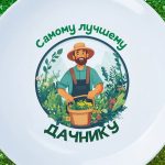 Тарелка 'Лучший Дачник' - Идеальный Подарок