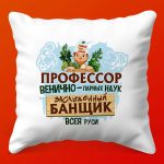Подушка-подарок 'Банщик Профи'