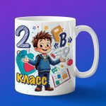 Кружка мальчику 2В класс