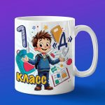 Кружка мальчику 1Д класс