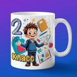 Кружка подарок мальчику 2 класс