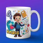 Кружка подарок мальчику 4 класс