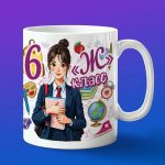 Кружка девочке 6Ж класс