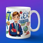Кружка мальчику 7Е класс