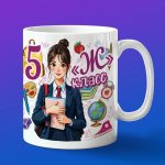 Кружка девочке 5Ж класс