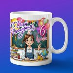 Кружка девочке на день рождения 6 класс