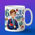 Кружка мальчику 6А класс